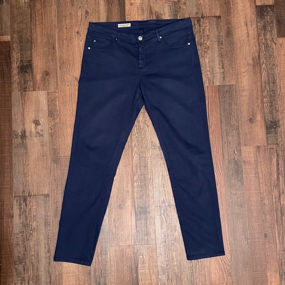 AG The Stevie Ankle Slim-Straight Leg Denim